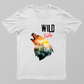 Wild life Bear Face in Wild Unisex T-shirt by Patan Hafeez