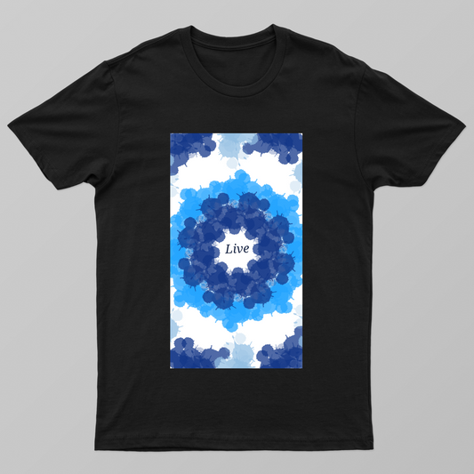 Live Unisex T-shirt by Shafna.Y