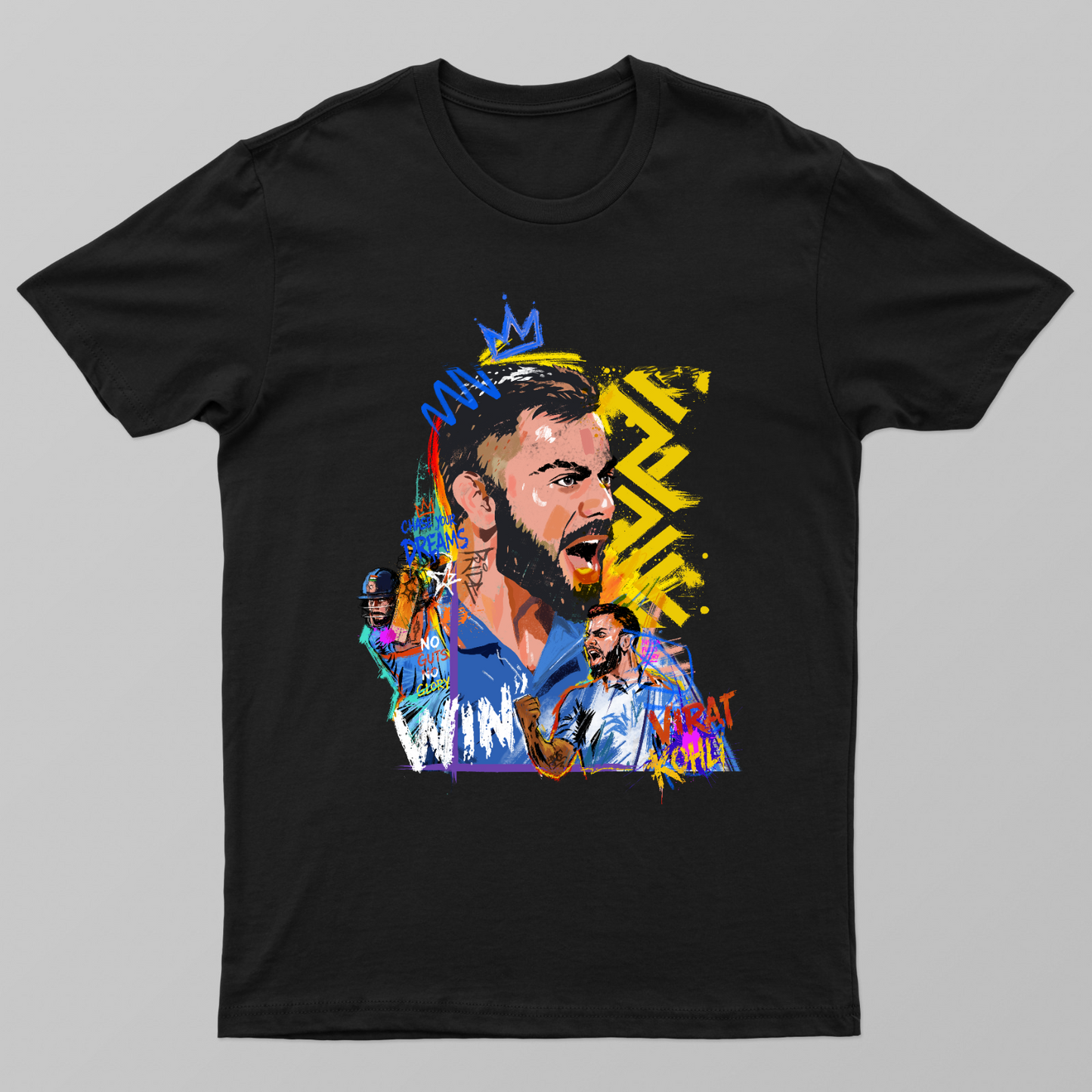 King Kohli Unisex T-shirt by nitin chawla