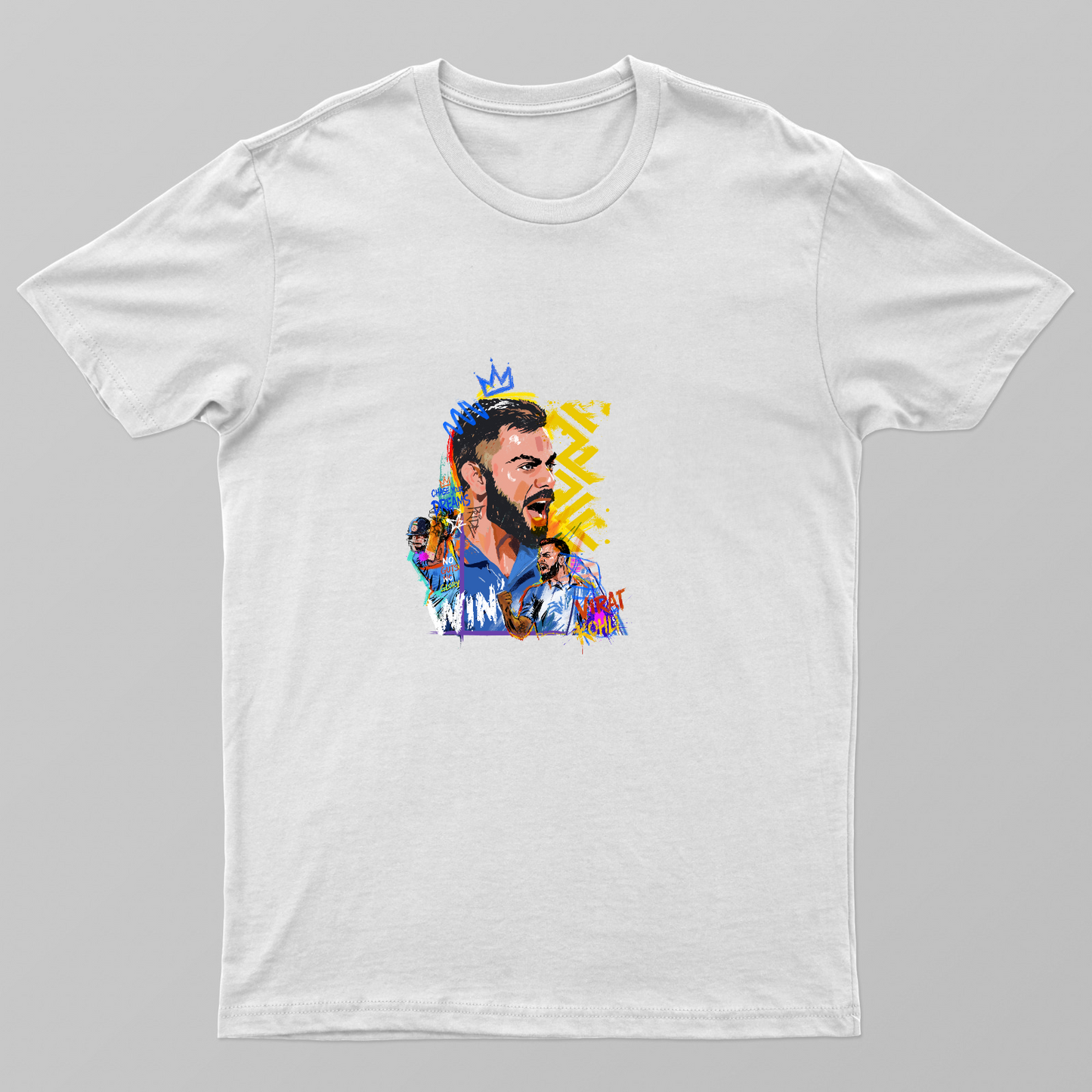 King Kohli Unisex T-shirt by nitin chawla