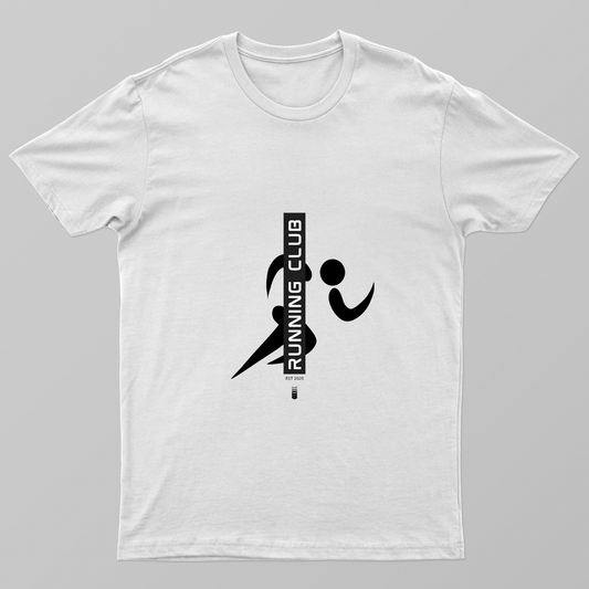 Running Club Unisex T-shirt by Rabindu Das