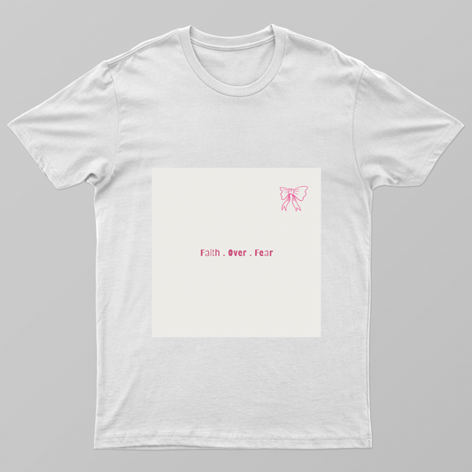 Faith over fear t-shirt Unisex T-shirt by Nikita Agrawal 