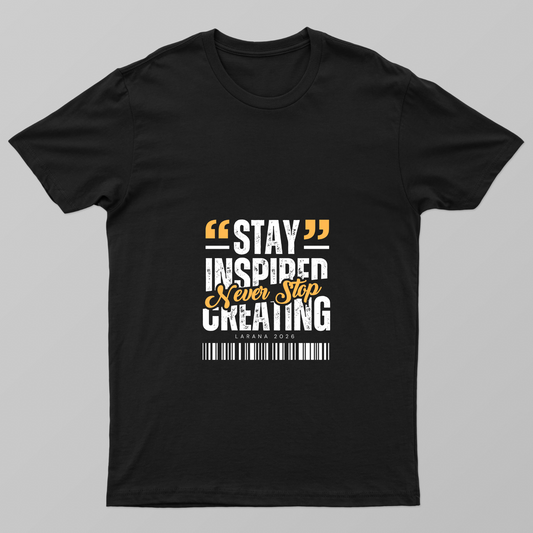 Stay Inspired Unisex T-shirt by Rabindu Das