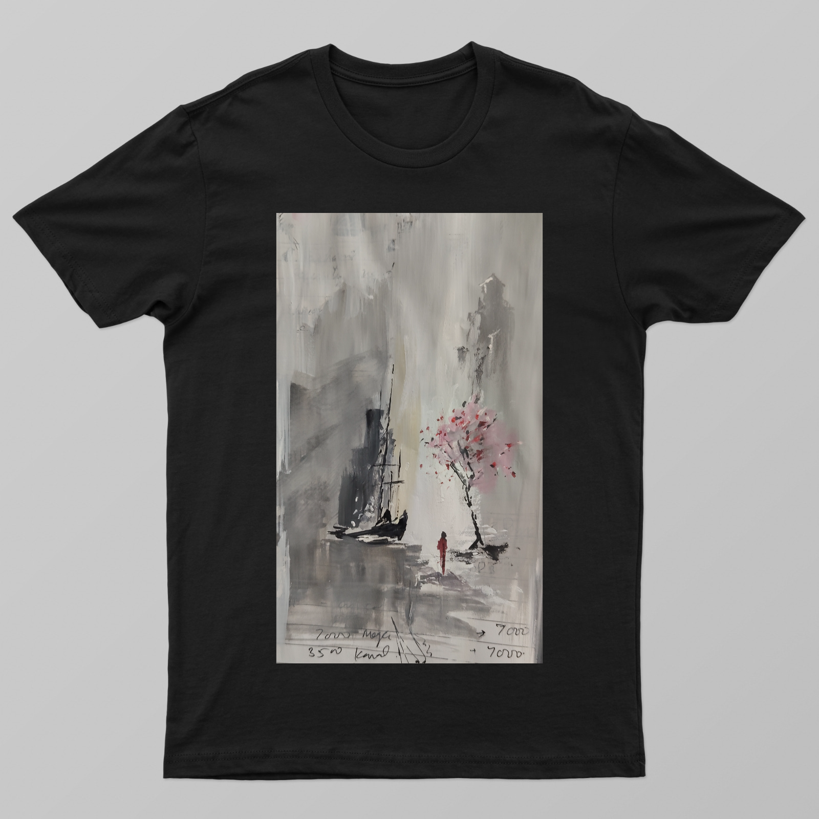 Abstract graphic Unisex T-shirt by Devinder