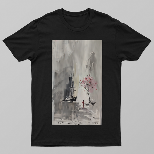 Abstract graphic Unisex T-shirt by Devinder