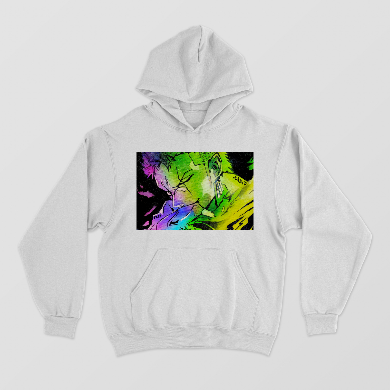 Zoro Unisex Hoodie by FAIZAL SHAIKH 