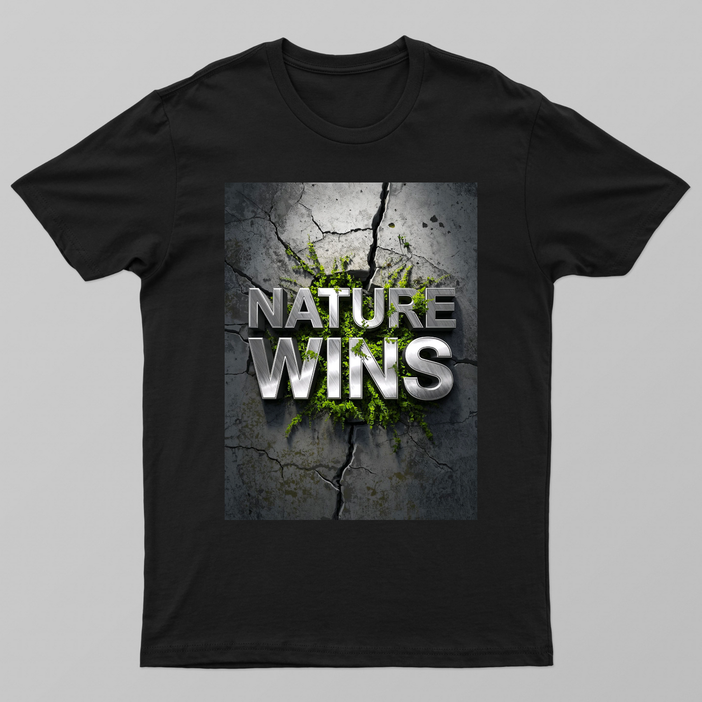 Nature Wins: Nature Always Finds A Way Unisex T-shirt by Manikandan R