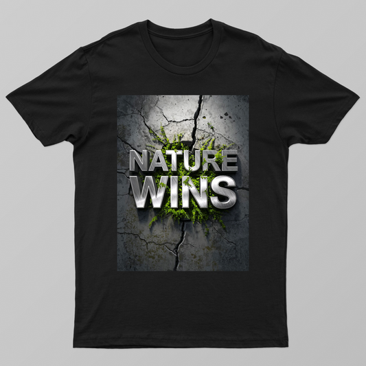 Nature Wins: Nature Always Finds A Way Unisex T-shirt by Manikandan R