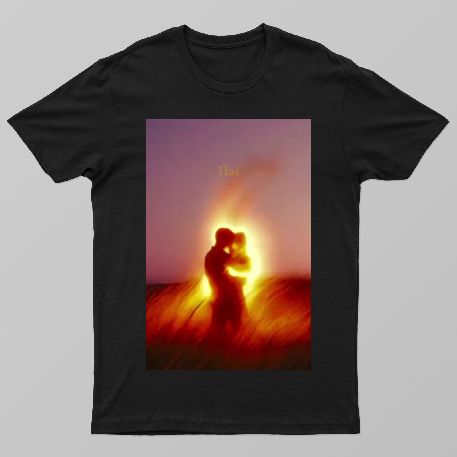 Burning love Unisex T-shirt by MINATI BAIDYA