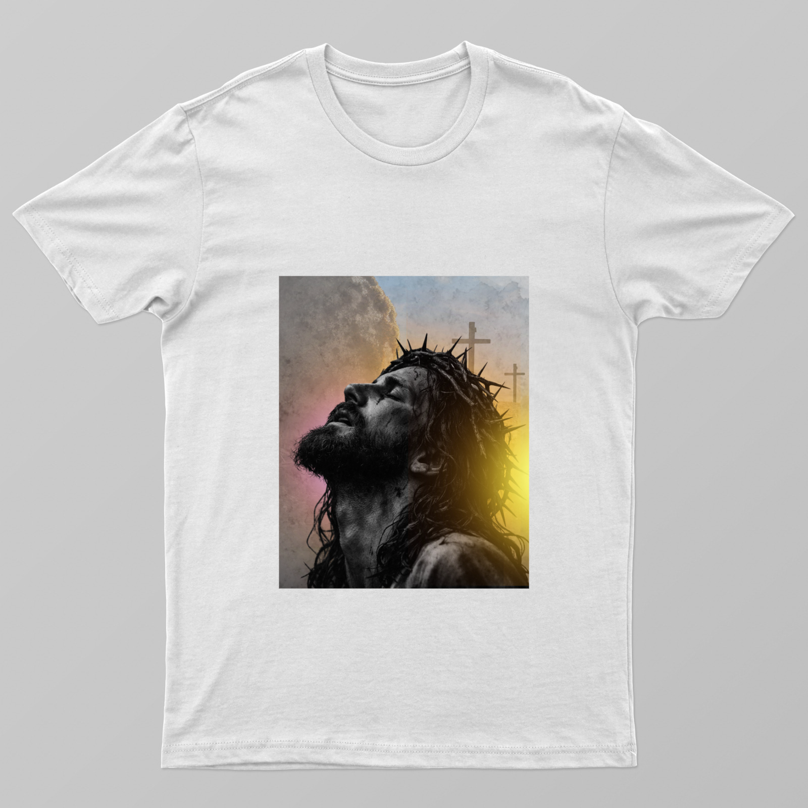 Crucified Unisex T-shirt by Shani Shanmughan 