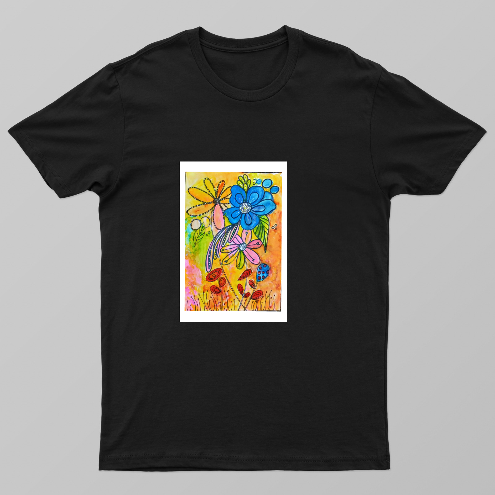 Flowers Unisex T-shirt by Lakshmi P Menon 