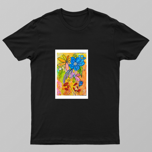 Flowers Unisex T-shirt by Lakshmi P Menon 