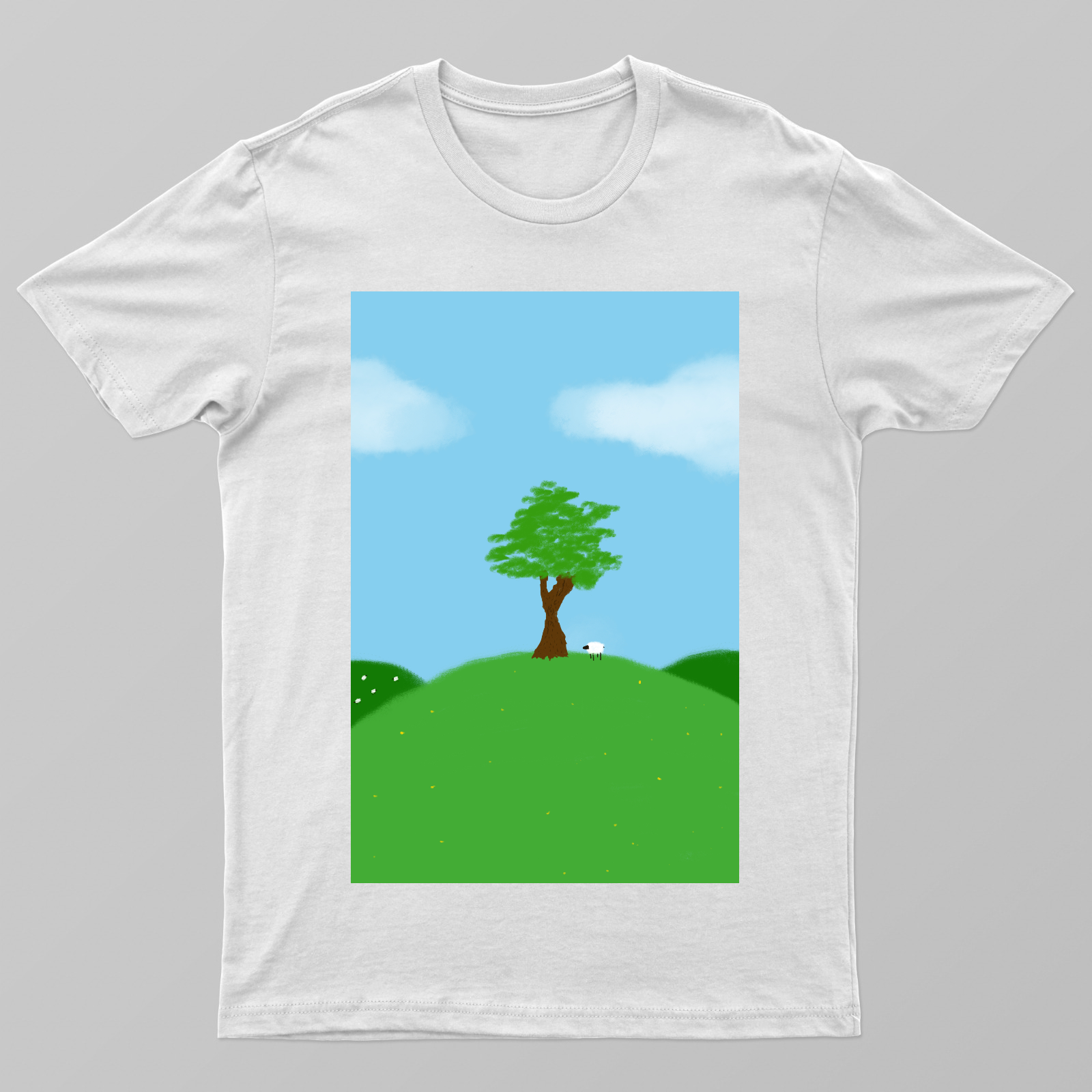 The sheep Unisex T-shirt by Maniwindy