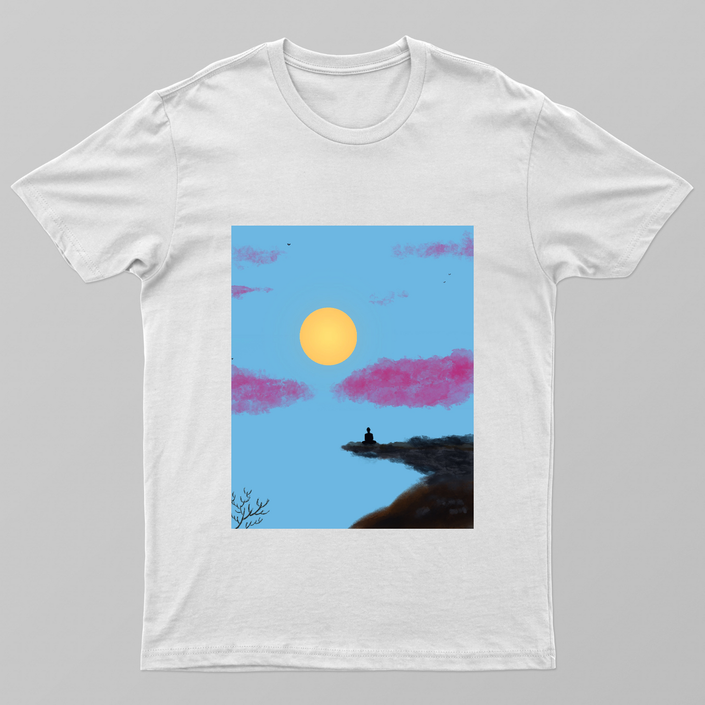 Silence Unisex T-shirt by Maniwindy