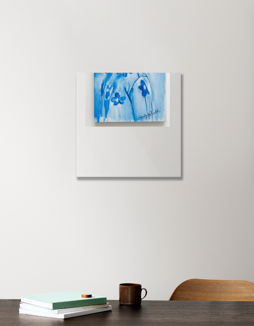 Simply be Acrylic Square Poster by srishti 