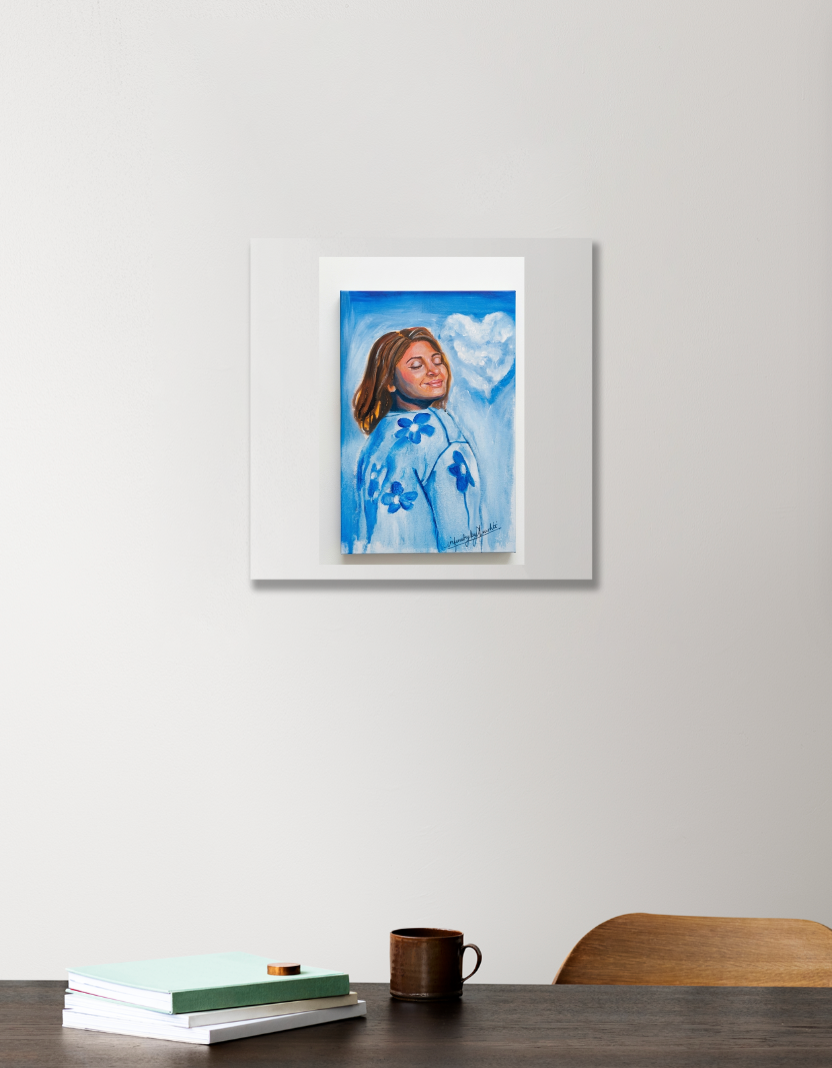 Simply be Acrylic Square Poster by srishti 