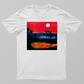 Minimal moonscape Unisex T-shirt by Mainak Chakrabortty 