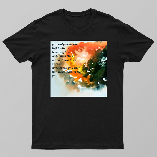 Abstraction with poetry Unisex T-shirt by Mainak Chakrabortty 