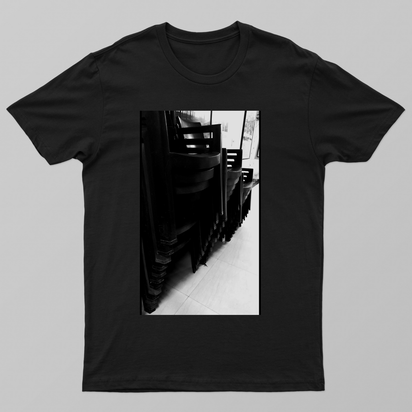 Minimalist chair Unisex T-shirt by Mainak Chakrabortty 