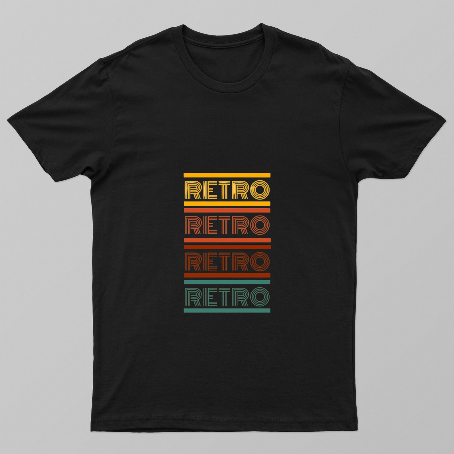 Retro Unisex T-shirt by Rabindu Das