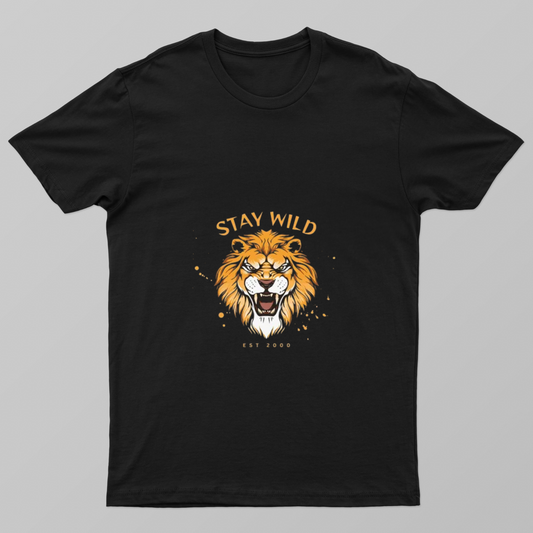 Stay Wild Unisex T-shirt by Rabindu Das