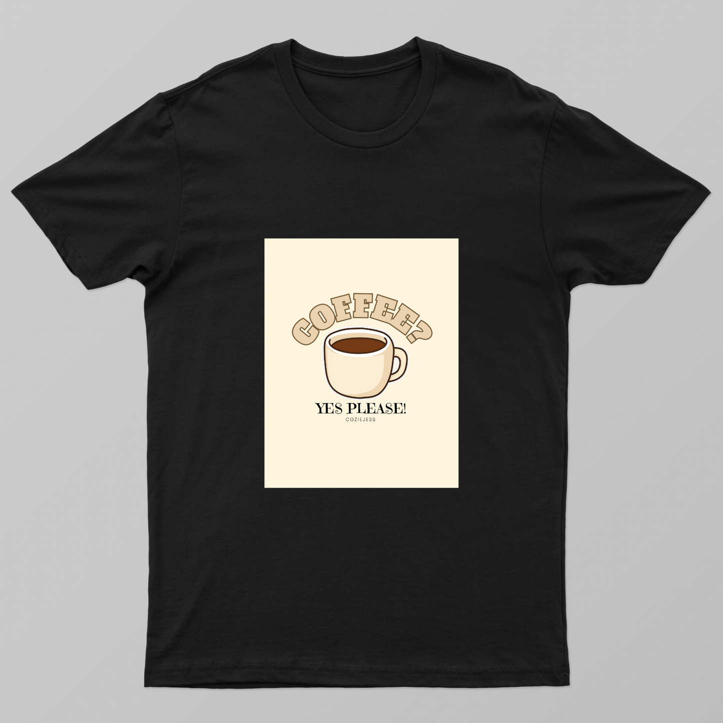 Coffee design Unisex T-shirt by Jeselle D'Rozario