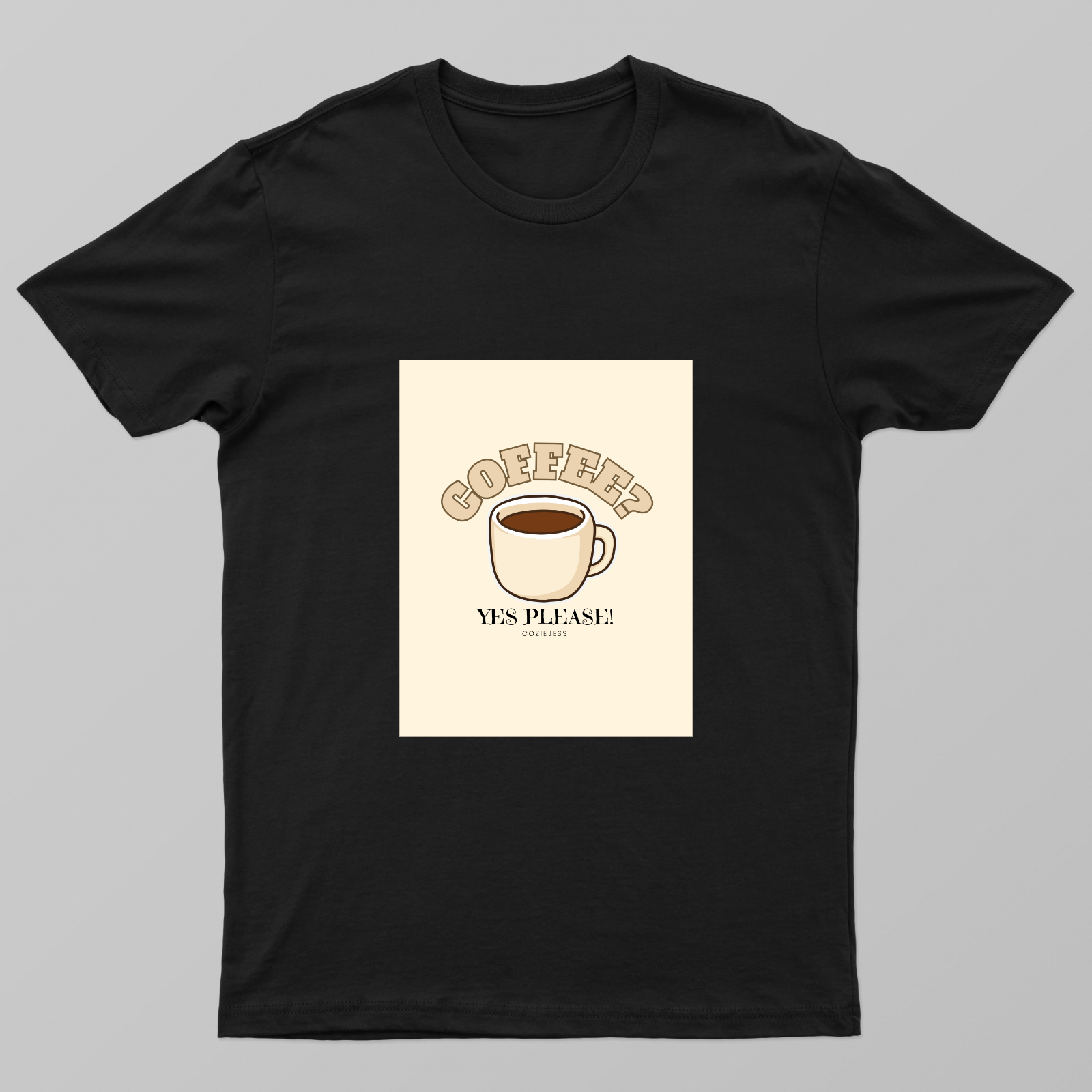 Coffee design Unisex T-shirt by Jeselle D'Rozario