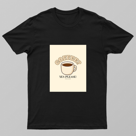 Coffee design Unisex T-shirt by Jeselle D'Rozario