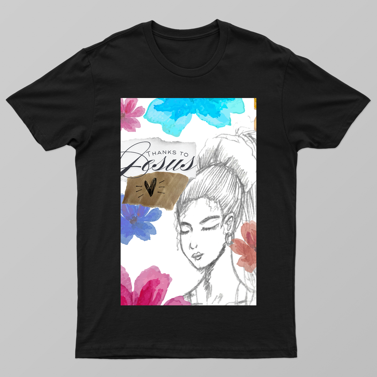 Thanks to jesud Unisex T-shirt by Dinesha
