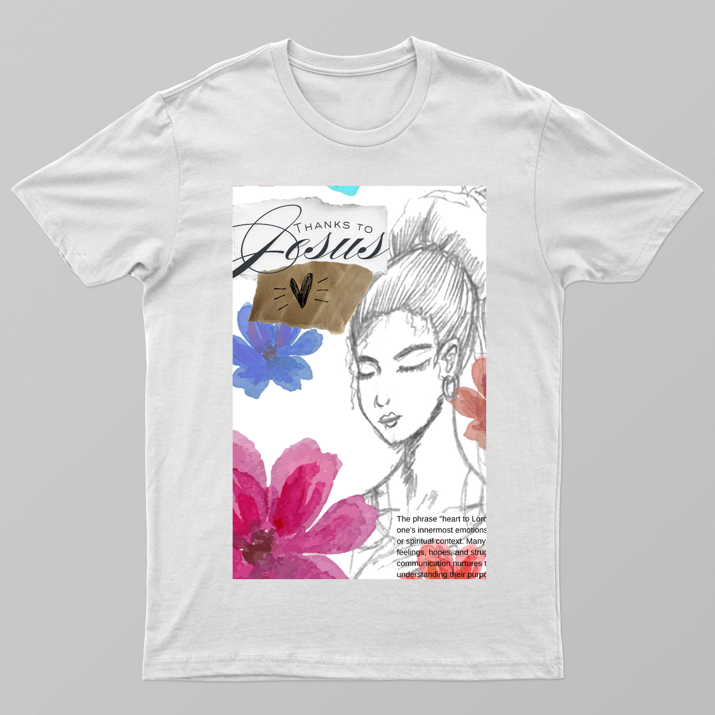Thanks to jesud Unisex T-shirt by Dinesha