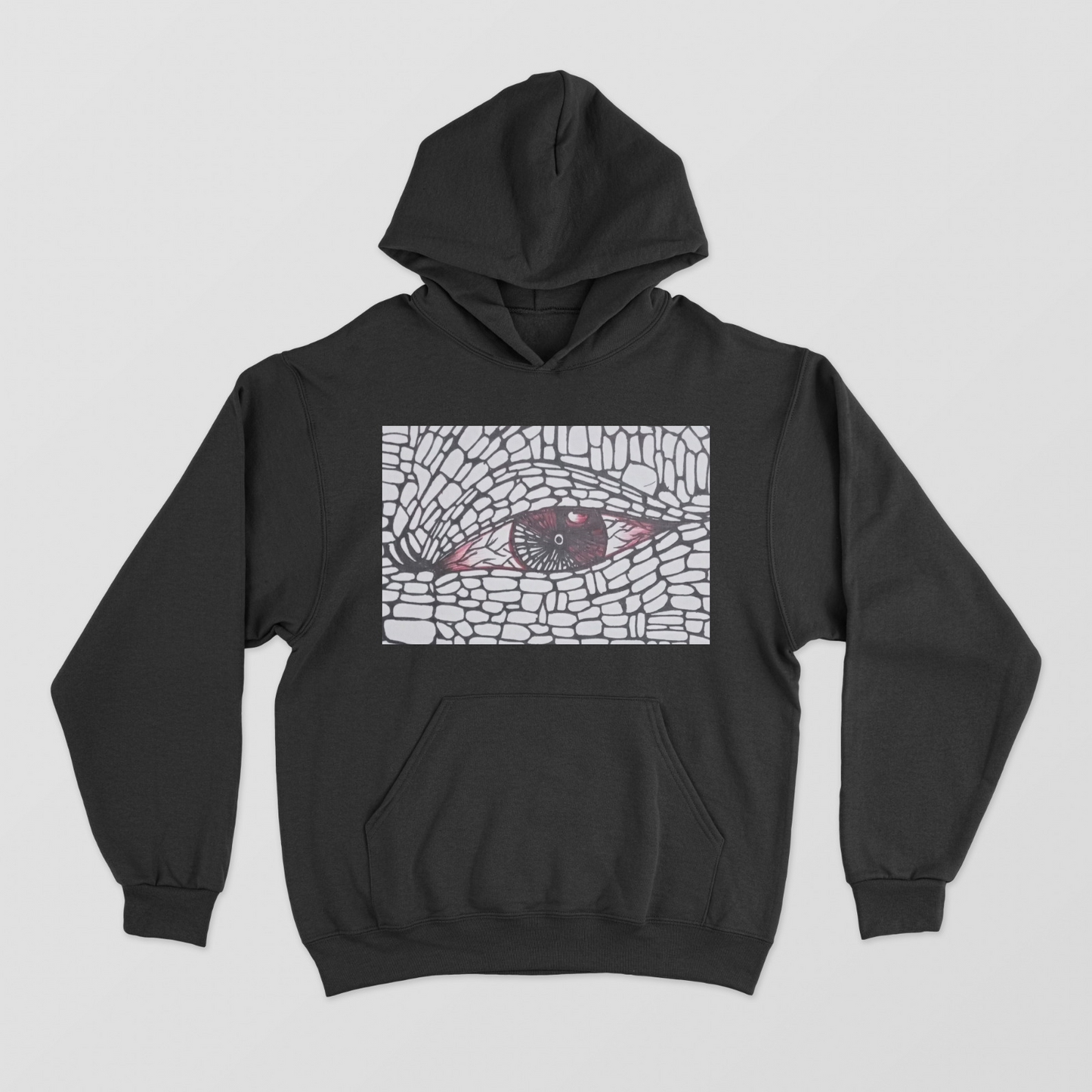 Angry Unisex Hoodie by Veerupaksh 