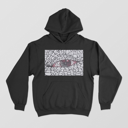 Angry Unisex Hoodie by Veerupaksh 