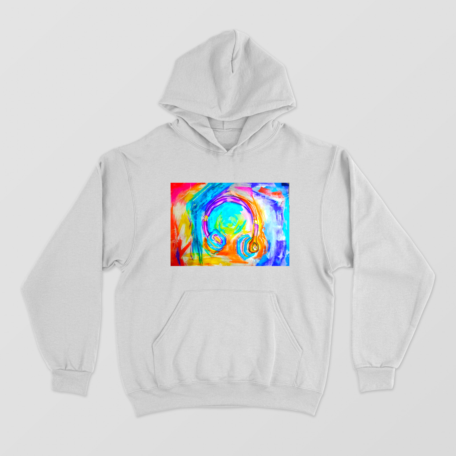 Headphone hoddie Unisex Hoodie by Debangshi Goswami 