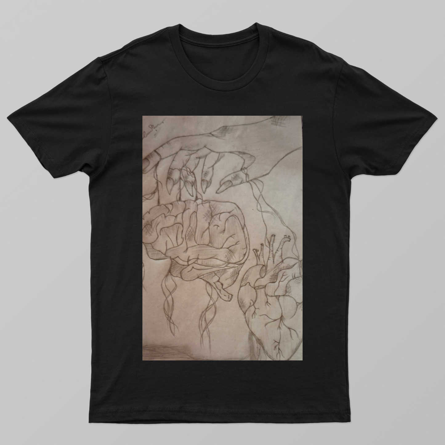 Brain and heart Unisex T-shirt by Shaili pandey