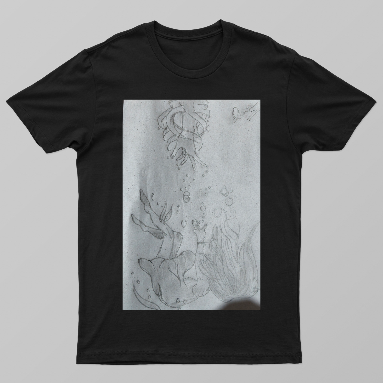 Girl falling Unisex T-shirt by Shaili pandey