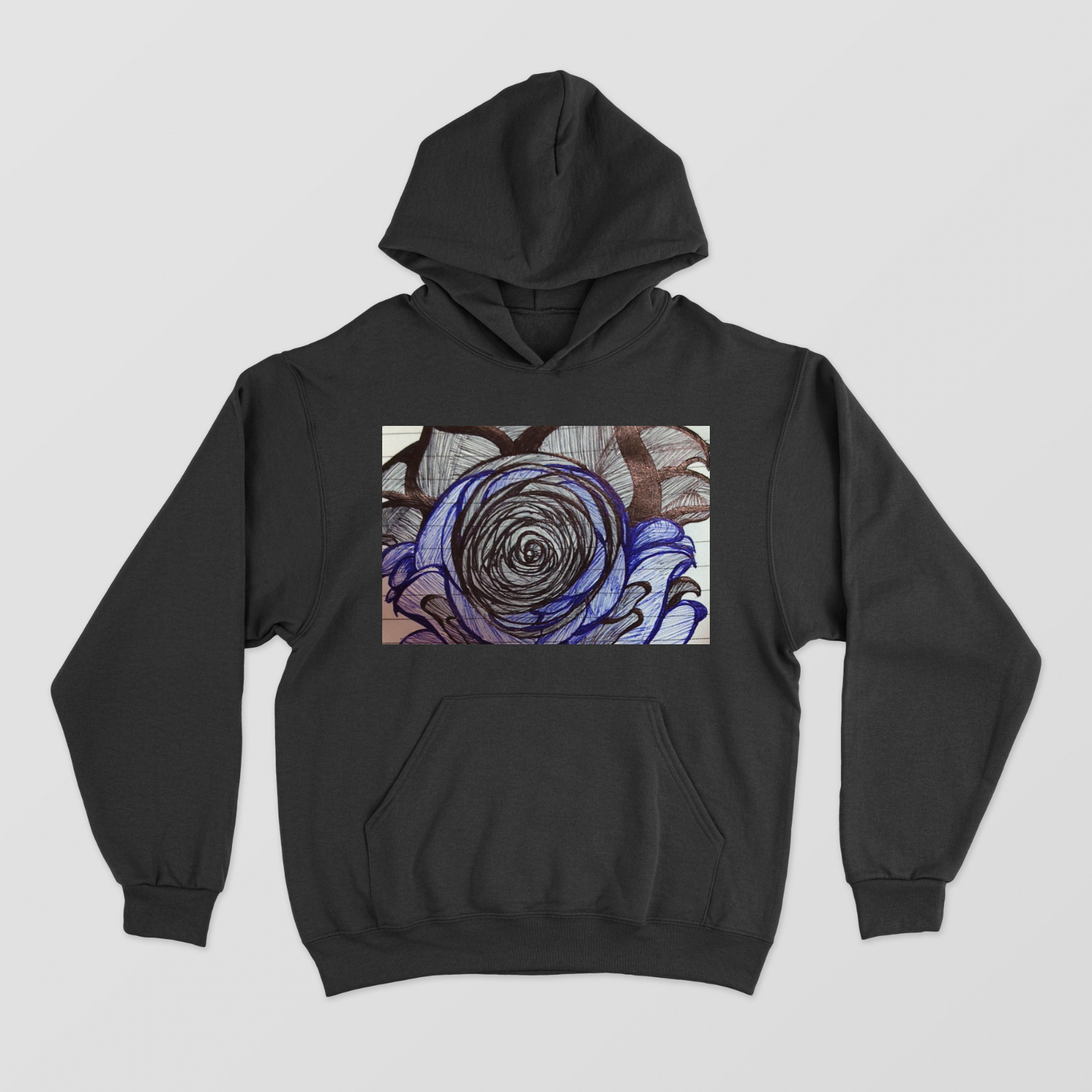 Rose Unisex Hoodie by Shaili pandey