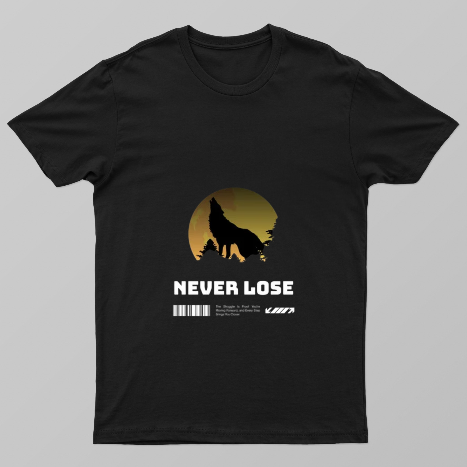 Never Loose Unisex T-shirt by Rabindu Das