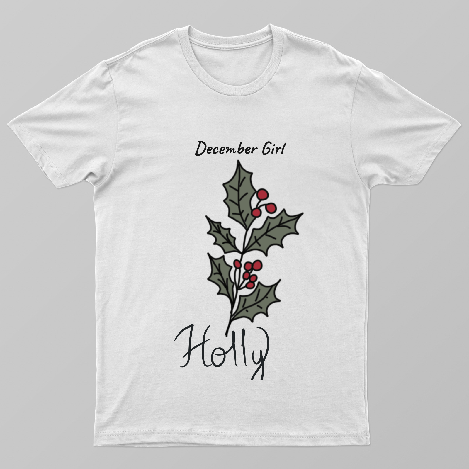 December girl flower Unisex T-shirt by Zera