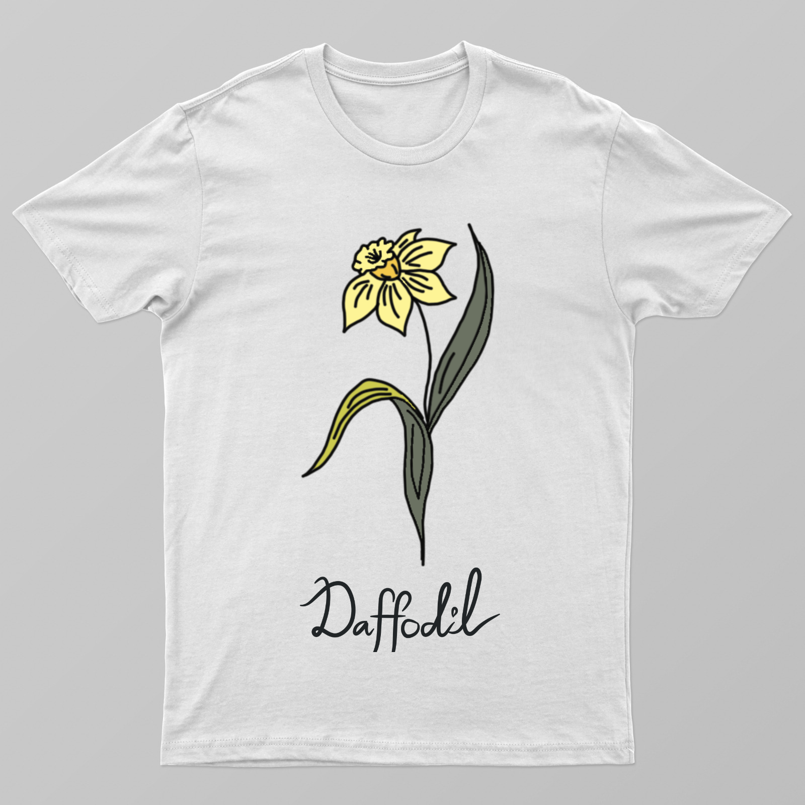 Daffodil Unisex T-shirt by Zera