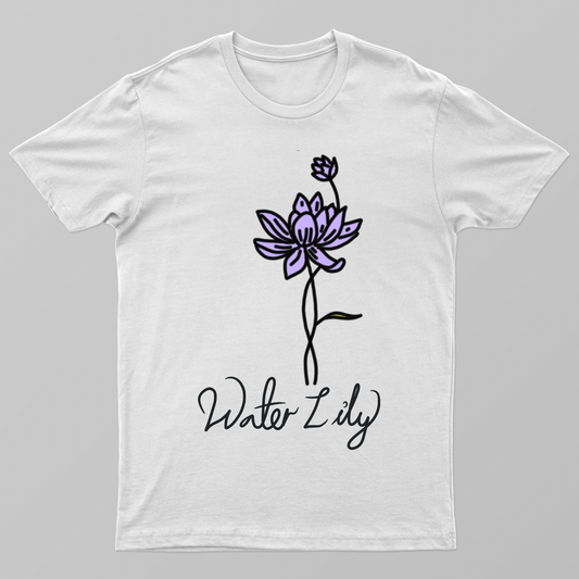 Water lily Unisex T-shirt by Zera