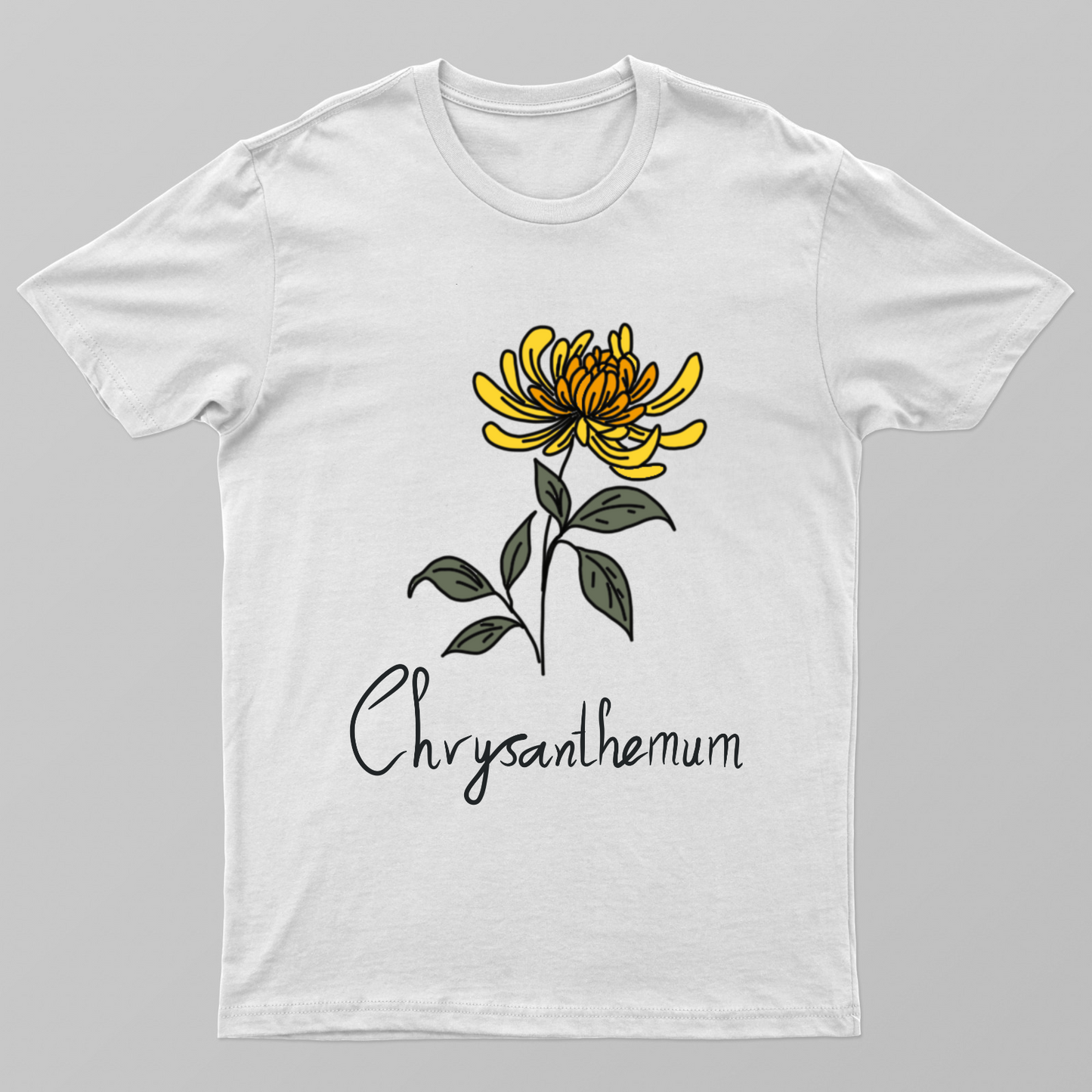 Chrysanthemum Unisex T-shirt by Zera