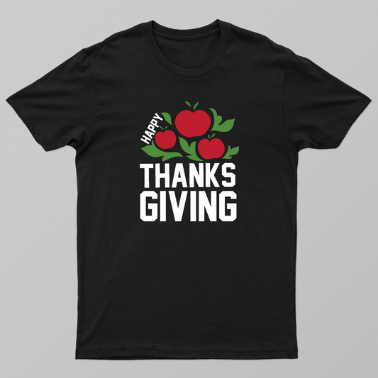 Happy Thanksgiving Shirt – Funny Fall Holiday Tee Unisex T-shirt by Udhayakumar Yacob