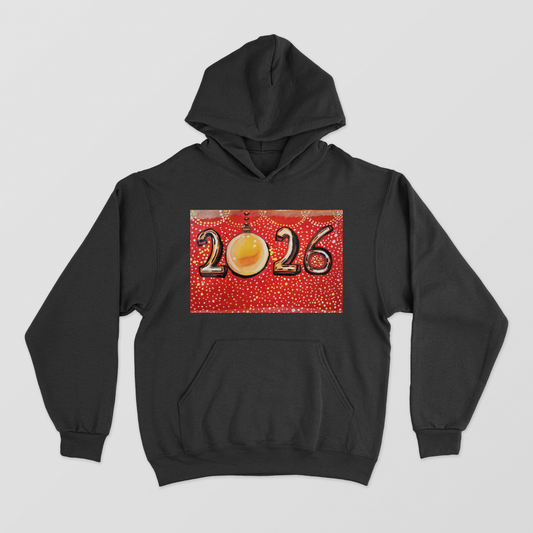 2026 year Painting Unisex Hoodie by Tanisha Sinha