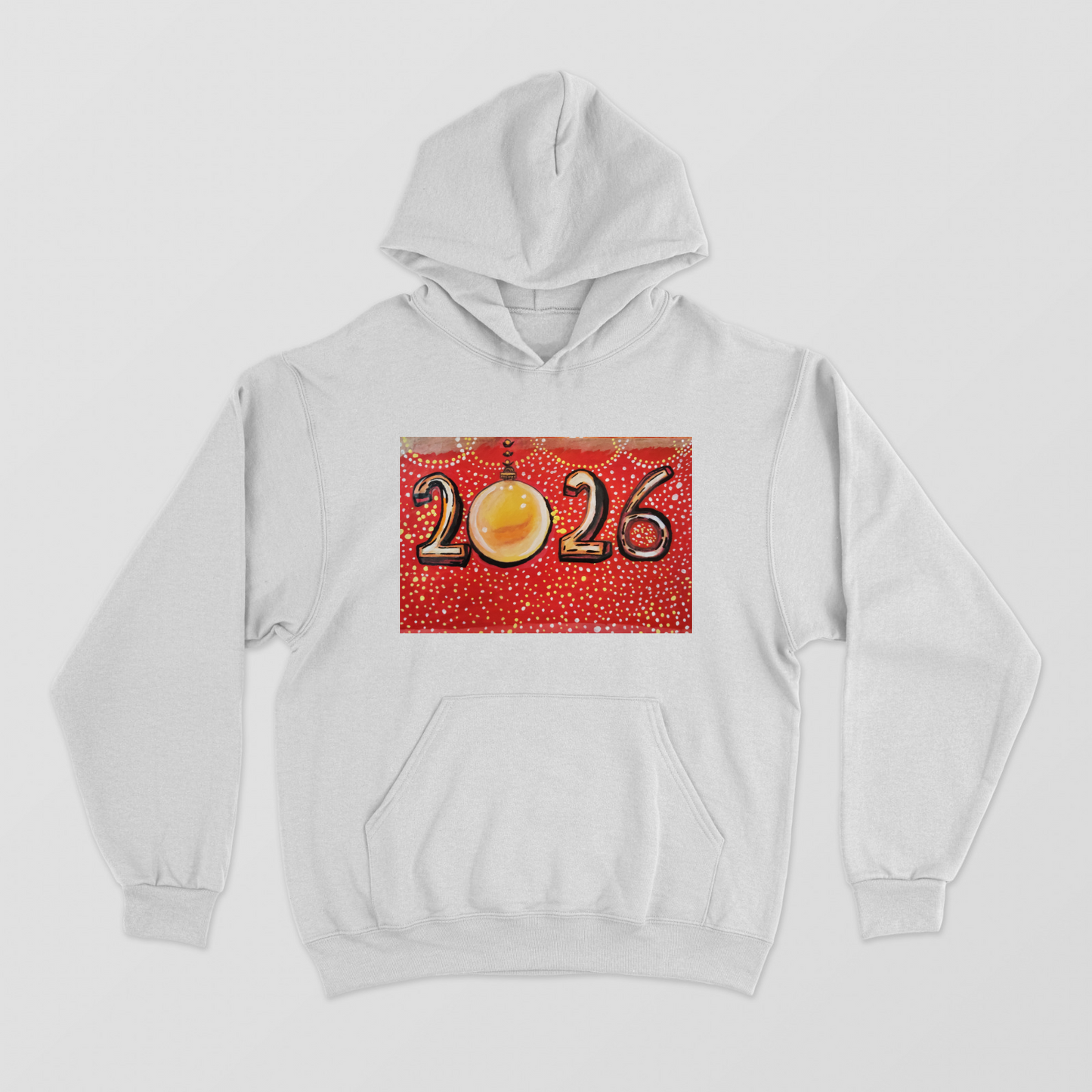 2026 year Painting Unisex Hoodie by Tanisha Sinha