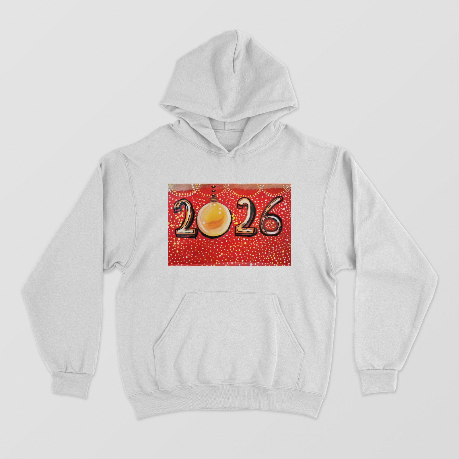 2026 year Painting Unisex Hoodie by Tanisha Sinha
