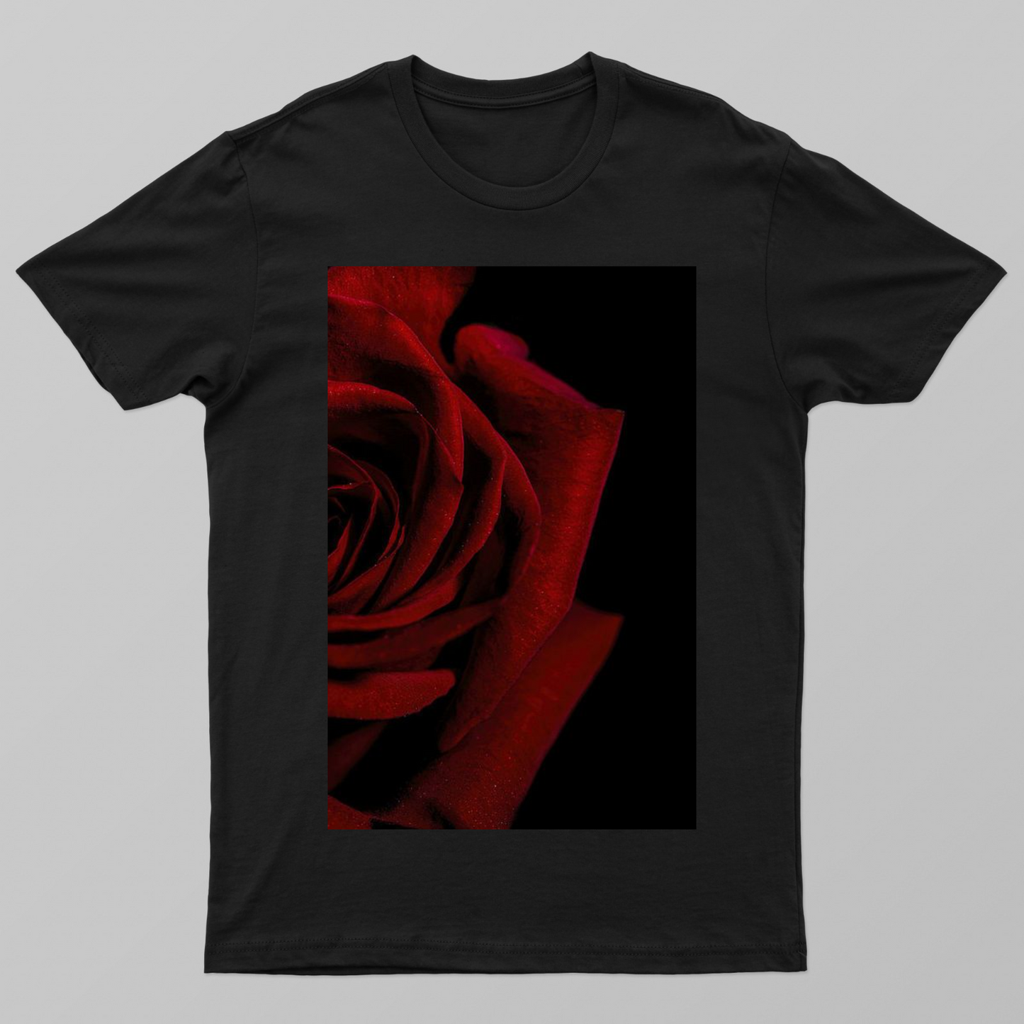 Rose Unisex T-shirt by Misbah Shaheen