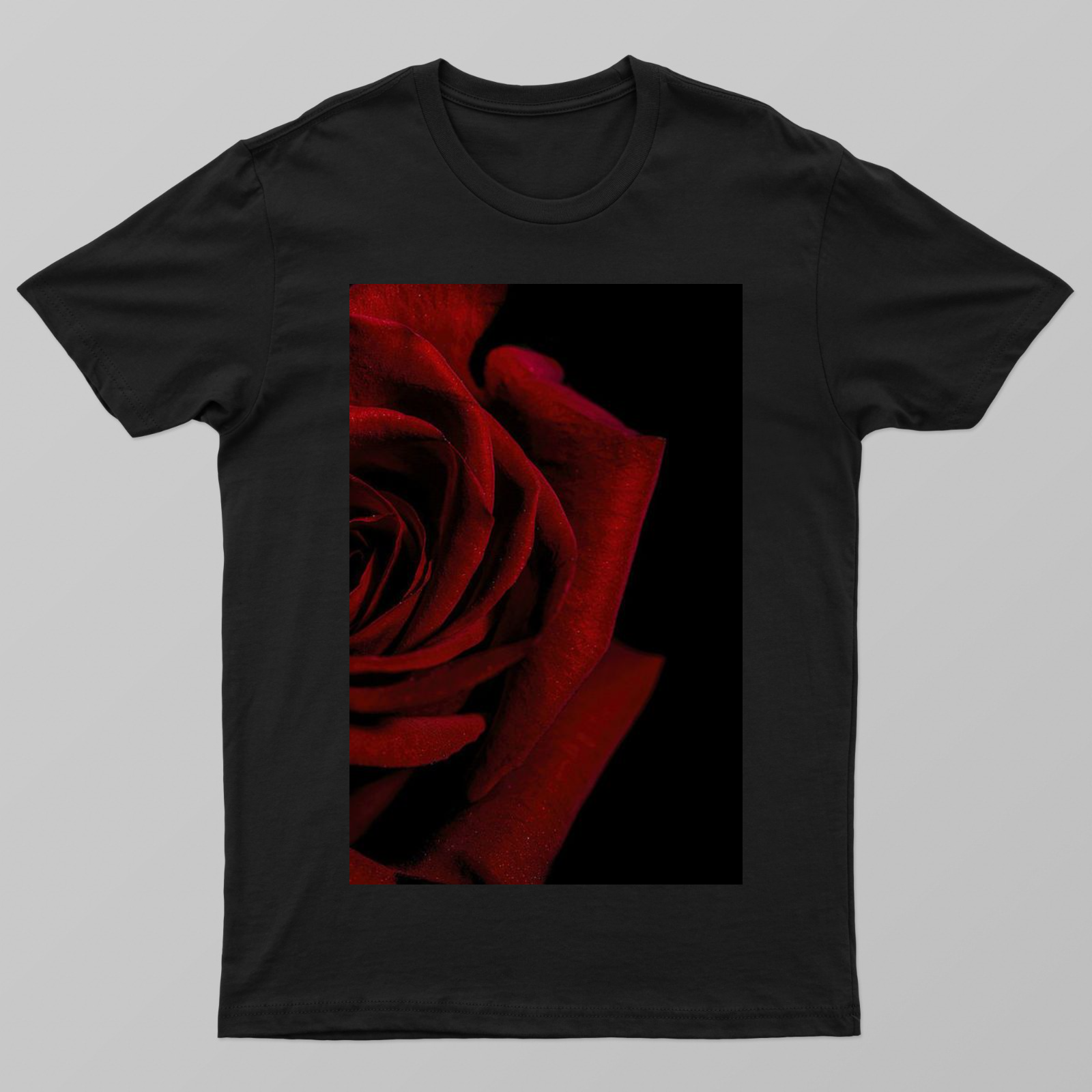 Rose Unisex T-shirt by Misbah Shaheen