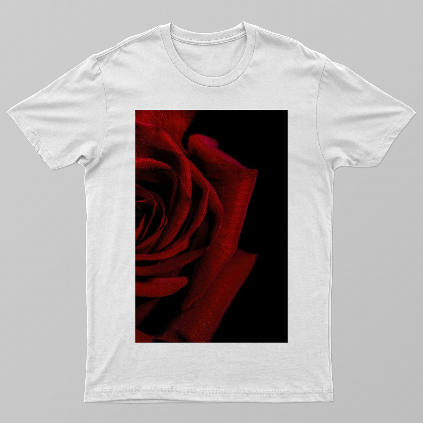 Rose Unisex T-shirt by Misbah Shaheen