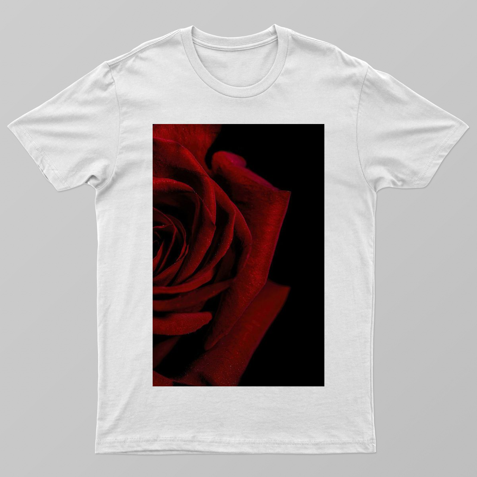Rose Unisex T-shirt by Misbah Shaheen