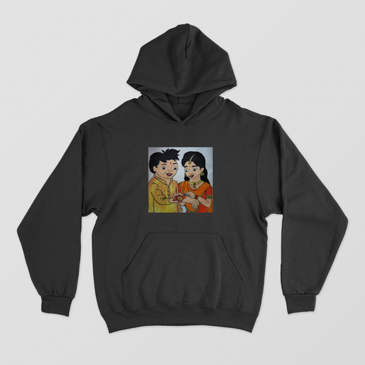 Raksha Bandhan Unisex Hoodie by Tanisha Sinha